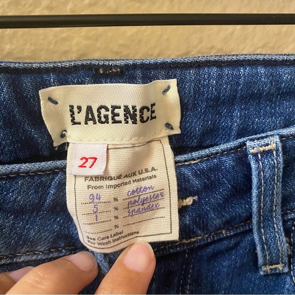 L’AGENCE Jyothi High Rise Split Ankle Jean - Picture 4 of 8